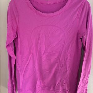 lululemon athletica Pink Long Sleeve Tee